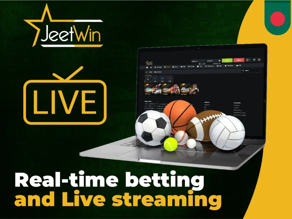 Jeetwin স্পোর্টসবুকে লাইভ স্ট্রিমিং