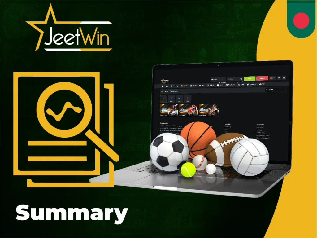 Jeetwin স্পোর্টসবুক এবং এর অফার সম্পর্কে সারসংক্ষেপ